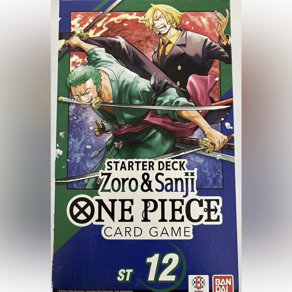 ONE PIECE CARD GAME - ZORO AND SANJI - ST12 STARTER DECK ENGLISH NEW SEALED